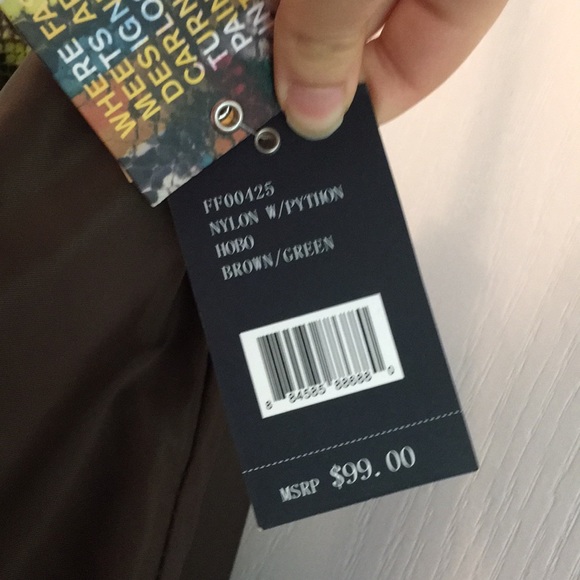 Reversible Falchi Green and Brown Bag - Picture 7 of 17